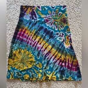Vibrant Tie-Dye Skirt